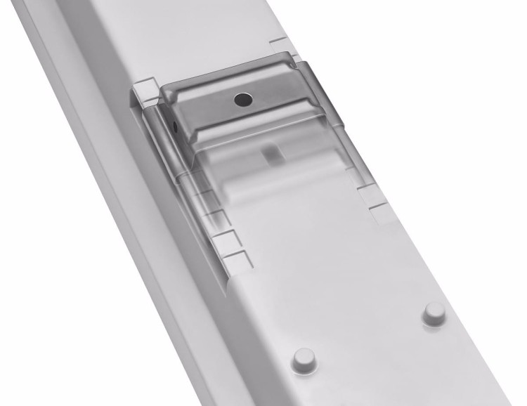 Lampa hermetyczna 50W LENA TYTAN BASIC 2 LED widok na uchwyty montażowe