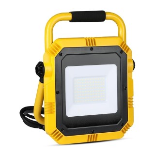 Halogen Reflektor Naświetlacz 50W 6400K V-TAC LED na statywie z kablem VT-51 SKU 946