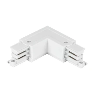 Łącznik L do szynoprzewodu prawy biały z zasilaniem LUMICANTO LED LINE SKU 210707