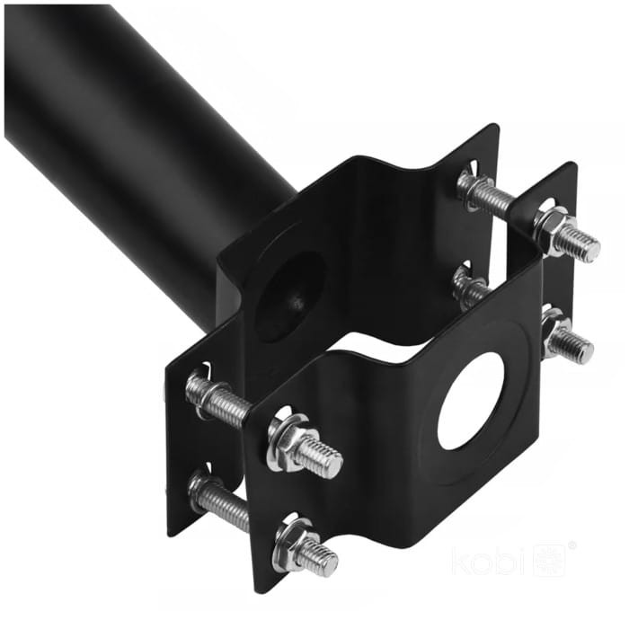 Uchwyt ścienny KOBI BASE SE 500mm Fi 48mm LED2B widok na mocowanie