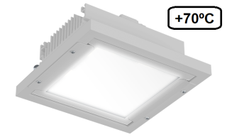 Lampa przemysłowa magazynowa 95W MILOO LED DRAGON S +70ºC