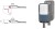 Lampa uliczna 150W CCT LED Line PRIME CAMINO widok na uchwyt