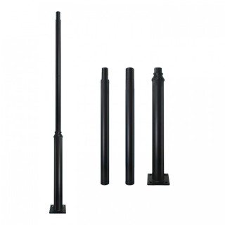 Słup oświetleniowy składany BASE SV 3m Fi 60 mm czarny Kobi SKU 004428