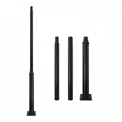 Słup oświetleniowy składany BASE SV 3m Fi 60 mm czarny Kobi SKU 004428