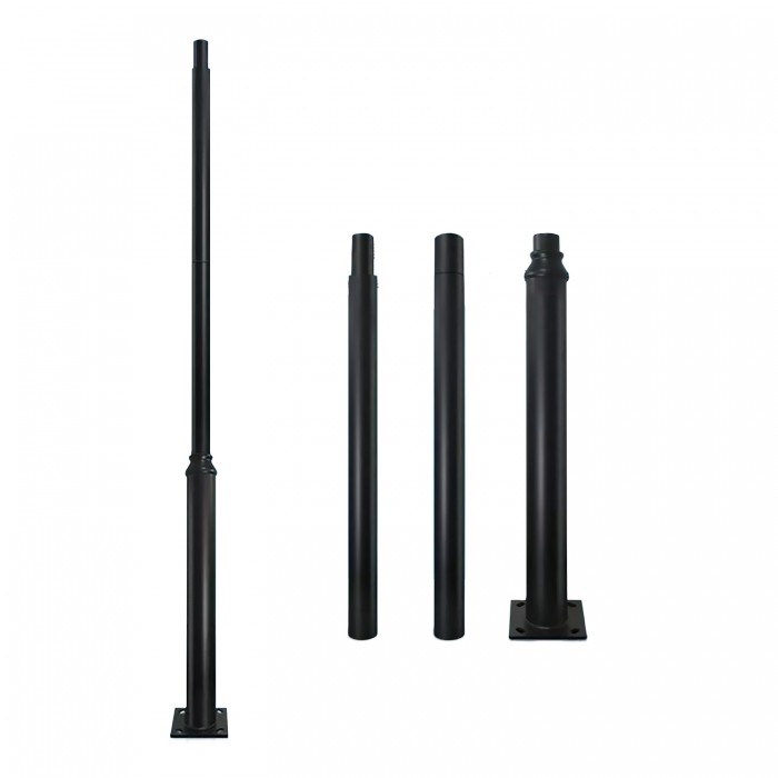Słup oświetleniowy składany BASE SV 3m Fi 60 mm czarny Kobi SKU 004428