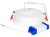 Lampa downlight 18W 3CCT DALI LED line PRIME CALMOS Ø145mm IP54 widok na lampę i zasilacz
