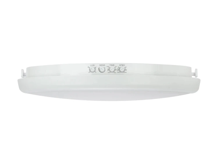 Plafon 16W 4000K z czujnikiem LED Line LUNAR IP65 okrągły widok na bok