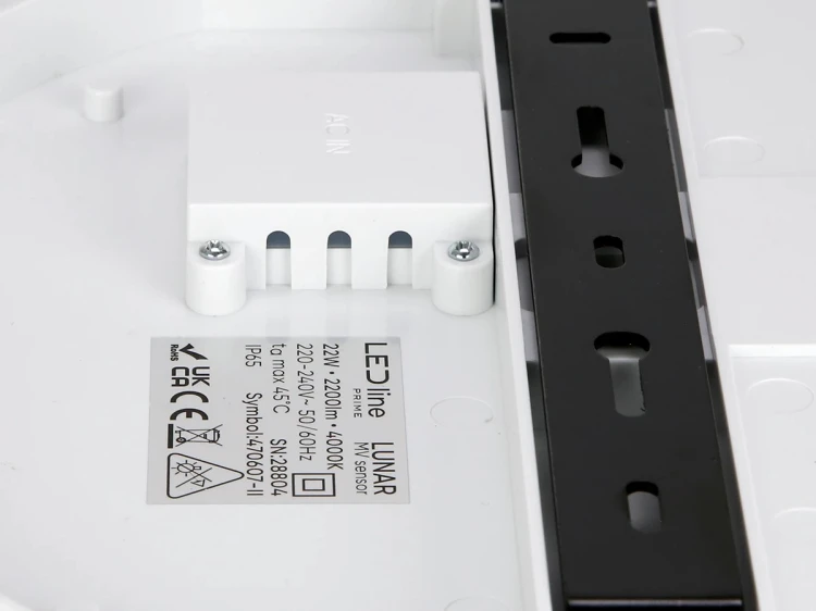 Plafon 22W 4000K z czujnikiem LED Line LUNAR IP65 okrągły widok na detale