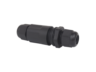 Złączka mufa skręcana 3 tory, 8 mm, IP68, 500V
